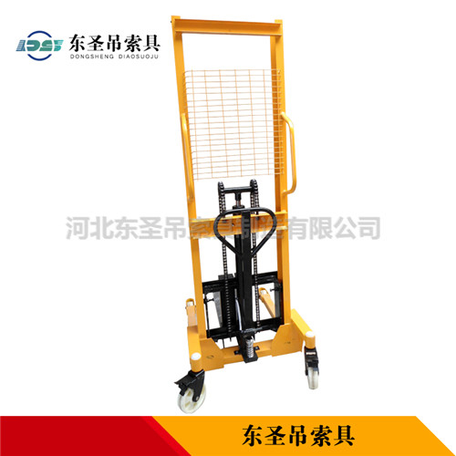 小型手動液壓堆高車各重要部件標(biāo)注闡述--河北東圣吊索具制造有限公司--小型攪拌機|石材夾具|液壓堆高車|手動叉車